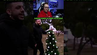 RODRIGO QUESADA REACCIONA A DJMARIIO ROMPIENDO SU ÁRBOL DE NAVIDAD [upl. by Flor]