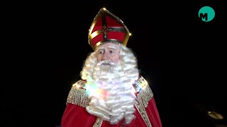 Sinterklaas met lichtjesintocht ontvangen in Schijndel [upl. by Ketty]