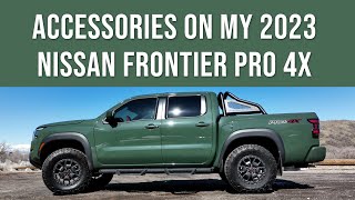 My 2023 Nissan Frontier Pro 4x with Accessories [upl. by Assina]