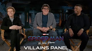 SPIDERMAN NO WAY HOME  Villains Panel [upl. by Antipus]