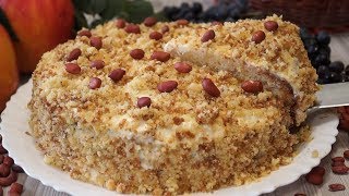 Шустрый Торт Сметанник Рецепт проверенный годами очень нежный и вкусный [upl. by Wenonah]