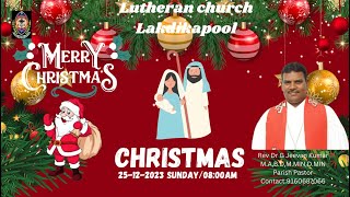 CHRISTMAS SERVICE  ENGLISH LUTHERAN CHURCH 25122023 Lakidikapool Hyd [upl. by Ixel]