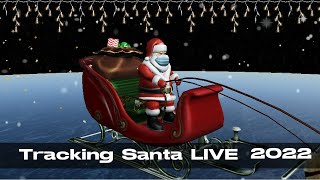 LIVE NORAD Santa Tracker 2022 [upl. by Edana]