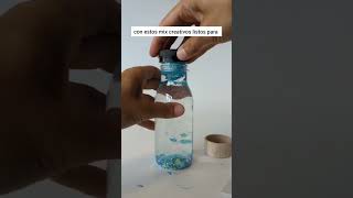 🫧Crea tu botella de la calma sensorial manualidades actividadesparaniños diy sensorial [upl. by Melquist]