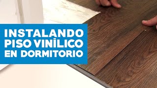 Cómo instalar piso vinílico en dormitorio [upl. by Acisey]