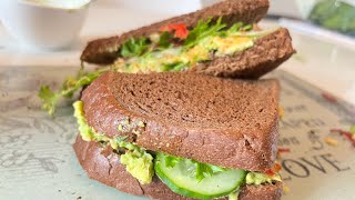 Sandwich Series Chickpea and Avocado Rye Bread [upl. by Asante]