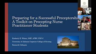 Preparing for a Successful Preceptorship A Toolkit on Precepting Nurse Practitioner Students [upl. by Demetri838]