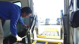 HOW TO Operate My Wheelchair Lift Manually by Davey Coach Sales Inc [upl. by Nevram666]