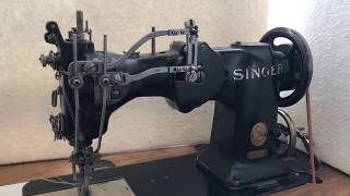 How To Thread The Singer 72W19 Hemstitch Sewing Machine [upl. by Ronyar192]