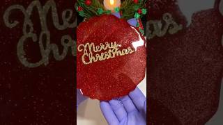 christmas resincoasters resinornaments diy resincrafts [upl. by Eeclehc592]