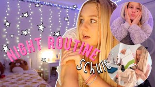 Abendroutine Schule Real School Night Routine  MaVie Noelle [upl. by Airdnalahs]