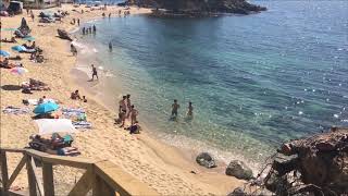 Cala Cap Roig  Sant Antoni de Calonge  Costa Brava  Juliol 2018 [upl. by Aikenat]