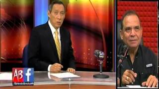 Pelea de Rodrigo Wong Arevalo y David Romero Elner en television  comentario editorial [upl. by Fermin]