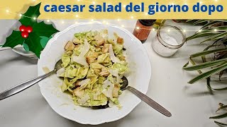 caesar saladcon il lesso del brodo di Natalerecupero appetitoso [upl. by Mari502]