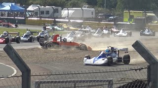 Croft Historic HSCC  Best Action and Highlights  Classic Motorsport Racing [upl. by Epuladaugairam]