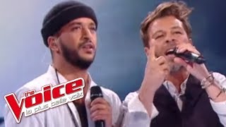 Christophe Maé et Slimane  Ça fait mal  The Voice France 2016  Finale [upl. by Brunhilde]