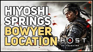 Hiyoshi Springs Bowyer Location Ghost of Tsushima [upl. by Nilrem]