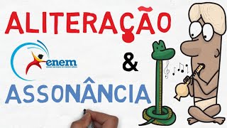 O que é Aliteração e Assonância São a mesma coisa  Figuras de Linguagem  ENEM  Rápido e Fácil [upl. by Lash]