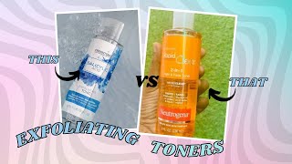 CREIGHTONS VS NEUTROGENA SALICYLIC ACID TONERS [upl. by Maressa]