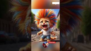 🥰 Cute cat hair cutting ✂️ viral Short  cat trending animation animals you tuti gull [upl. by Nafets]