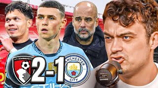 MAN CITY LOSE 21 TO BOURNEMOUTH REACTION [upl. by Eiznikam]