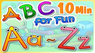 A to Z Letters  ABC Phonics  ABC for Fun [upl. by Suzan]