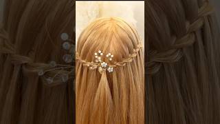 New Waterfall Hairstyle latest new viral trending shorts [upl. by Yevette]