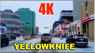 4K A Quick Drive  Yellowknife City NWT 2024 [upl. by Anael]