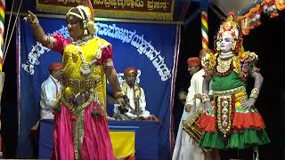 Yakshagana  Shri Bappanadu Kshetra Mahatme  19  Patla  Adka  Kavoor [upl. by Yentyrb]