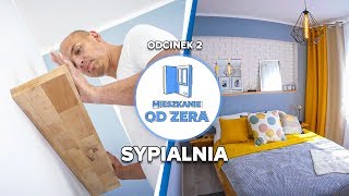 MIESZKANIE OD ZERA 2  Sypialnia DIY – tanio i sprytnie [upl. by Hteazile]