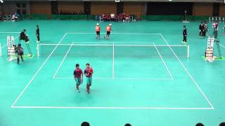 16 全日本高等学校選抜ソフトテニス大会 男子 準々決勝 43 [upl. by Ahcsatan]