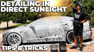 How to Effectively Wash a Car in the Sun Without a Canopy or Deionized Water [upl. by Cartan]