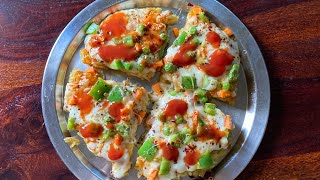 Maggi Pizza  How to make maggi pizza  મેગી પીઝા Vegetable maggi pizza  Maggi Pizza No Egg No Oven [upl. by Eirhtug]