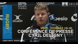 CONFÉRENCE DE PRESSE  Cyril DELIGNY [upl. by Alegnaed]