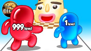 Join Blob Clash 3D Red Blue Runner  Blob Game Runner Gameplay Walkthrough Max Levels 343N [upl. by Hsivat]