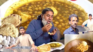 Restaurant Style Lahori Cholay Recipe  Anda Chana Recipe How To Make Lahori Chana Breakfast Recipe [upl. by Loughlin]