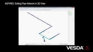 ASPIRE Editing Pipe Network in 3D View [upl. by Eidnahs336]