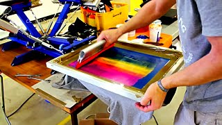 How to screen print TShirt Designs Properly [upl. by Imena]