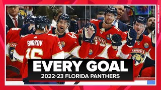 EVERY GOAL Florida Panthers 202223 Regular Season [upl. by Annabell]