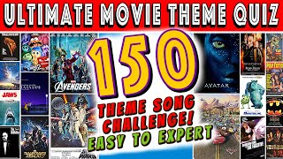 Guess The Movie Theme Song QUIZ CHALLENGE 150 Tracks [upl. by Westmoreland729]