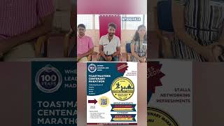 Toastmasters centenary marathon toastmastersclub marathon mysore sjce mysoreruler [upl. by Dori]