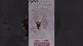 One shot saitama combosaitamabattlegroundscombo thestrongestbattlegrounds [upl. by Nylasor]