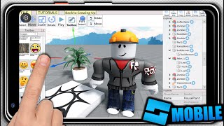 ROBLOX STUDIO IS ON MOBILE Studio Mobile App Concept [upl. by Ennaul]