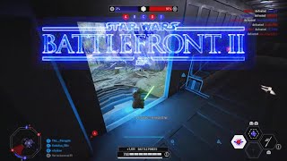 Playing Yoda in ship phase is impossible  Supremacy  Star Wars Battlefront 2 [upl. by Eltsyrc895]