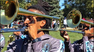 Englewood Stem High School Marching Band  Chicago Football Classic BOTB 2024 [upl. by Haidabej]