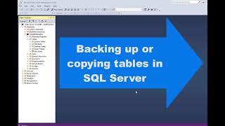 Copy or back up a table in SQL Server using SELECT INTO Statement  Tutorial [upl. by Hsirt]