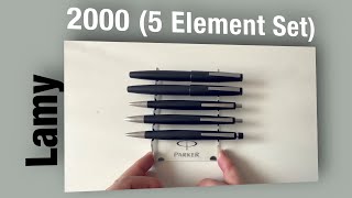 Lamy 2000 5 Element Set [upl. by Darlleen800]