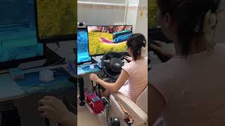 Realistic bus driving setup shortsvideo [upl. by Keslie181]