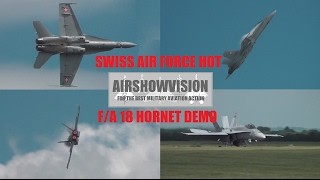 SWISS F18 HORNET DEMO  WADDINGTON AIRSHOW 2012 airshowvision [upl. by Bjorn]