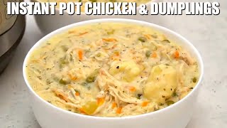 How to Make Instant Pot Chicken and Dumplings [upl. by Yoo278]